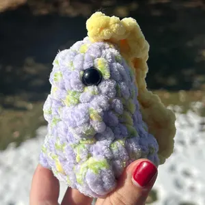 Handmade Crocheted Mini Dinosaur
