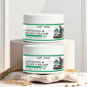 (Buy1 Get 1 Free) Soothing Relief Cream, Cooling Moisturizer to Comfort& Protect irritated Skin, Natural Herbal Formula for Sensitive Skin