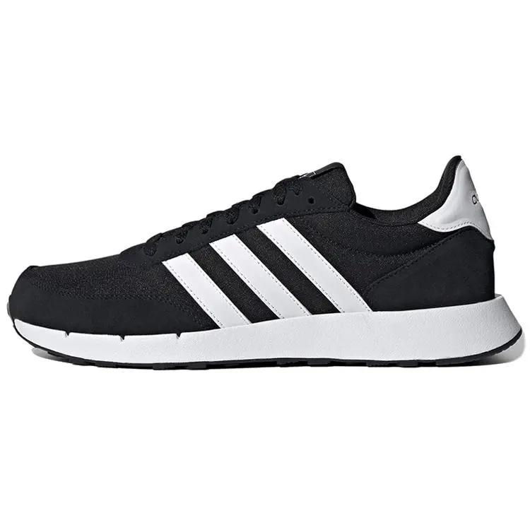 Adidas Run 60s 2.0 Black White' Retro Breathable Low Top Running Shoes Unisex FZ0961