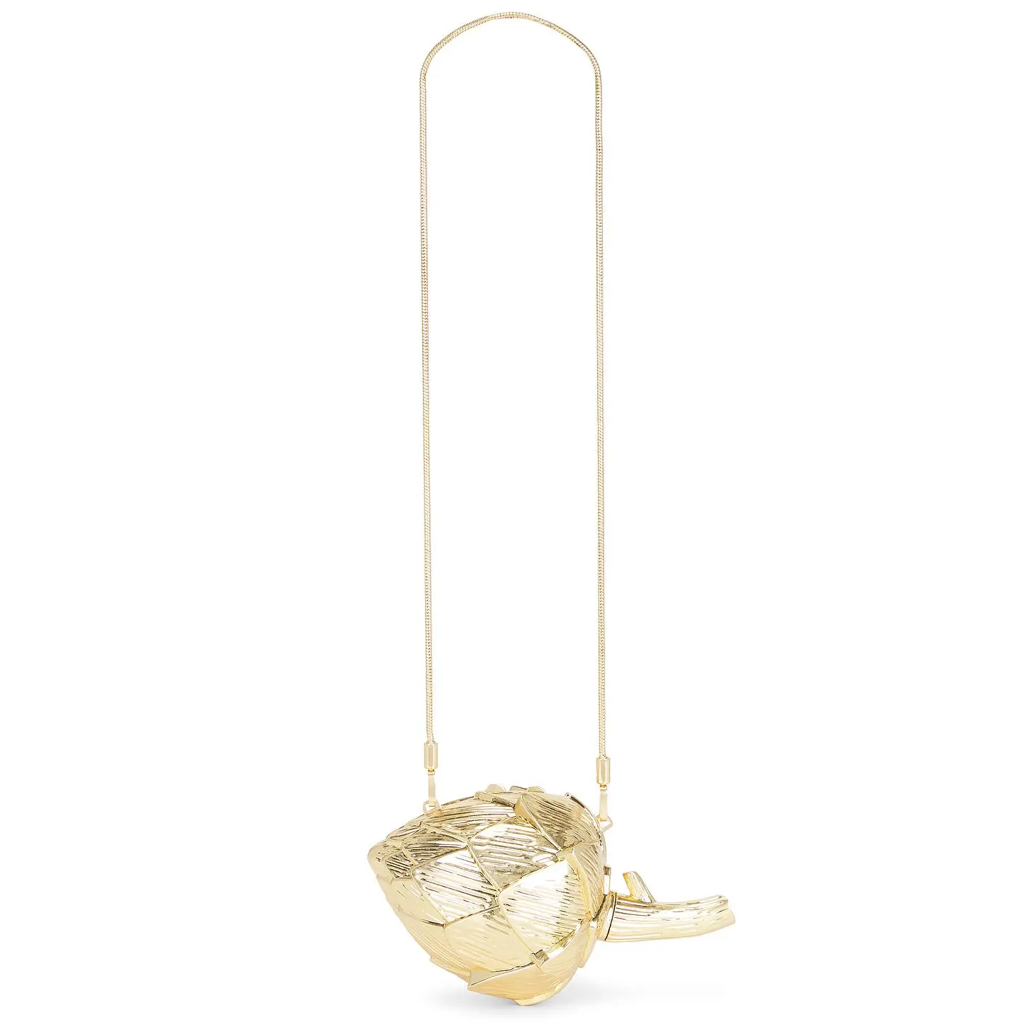 SIMKHAI Isabella Clutch in Gold