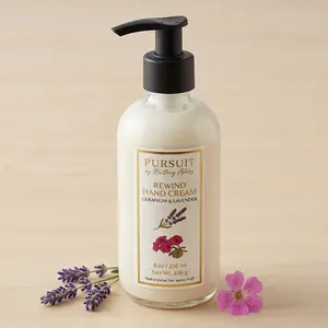 Pursuit By Brittany Ashley Baby Powder Hand and Body Cream  Body Butter - Moisturizing Cream for Dry Skin - 8 oz