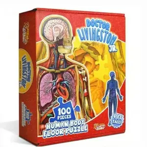 Human Anatomy Puzzle 4 Feet High, 100-Piece Stem Science Learning Toy, Suitable for Children, Educational Jigsaw Puzzle