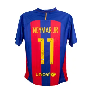 Neymar Jr Signed Barcelona Soccer Jersey with Beckett COA