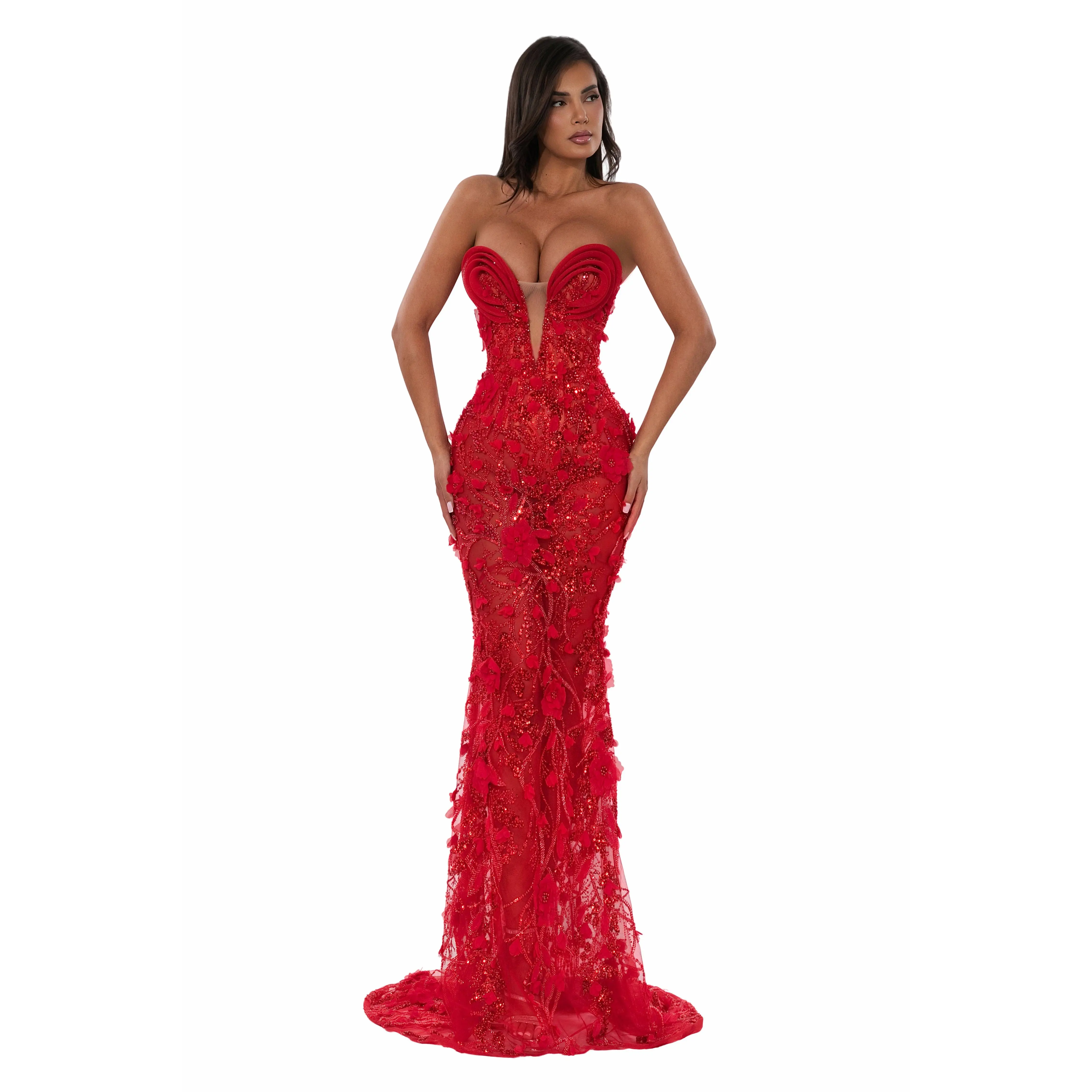 Floral Corset Gown