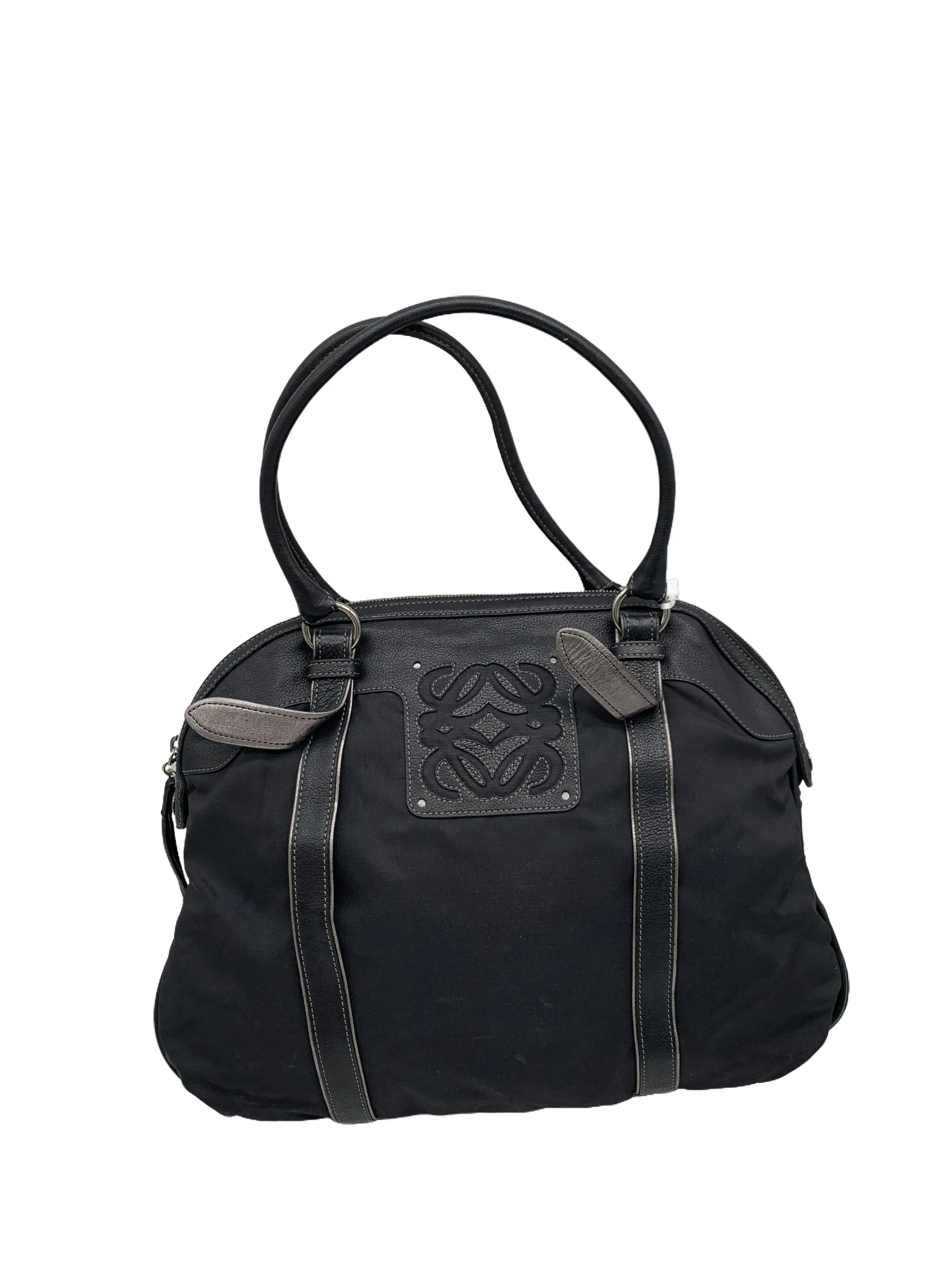 Pre-owned Loewe Nylon‑Leather Hand‑held Shoulder Bag/KH07207004/7004