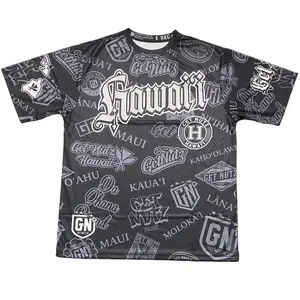 Get Nutz Hawaii, Old English Sublimated Jersey - Adult