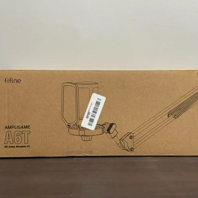 FIFINE USB Gaming Streaming Recording PC Microphone Kit, Blue