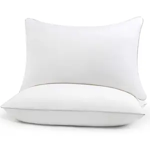 Bed Pillows for Sleeping 2 Pack, Size Cooling Pillows Set of 2,Top-end Microfiber Cover for Side   Sleepers