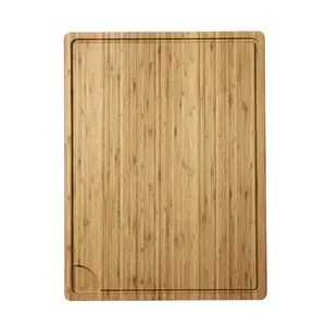 Garvee Extra Large Bamboo Cutting Board for Kitchen – 30x20 in Heavy Duty Wooden Chopping Block with Deep Juice Groove & Side Handles – Eco-Friendly Butcher Block for Meat Vegetables Cheese – Serving Tray