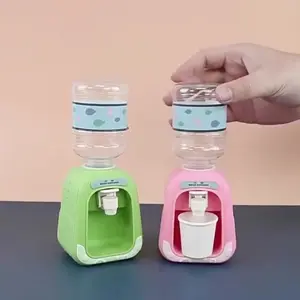 Uniquely Designed Small Water Dispenser, Plastic Lotion Bottle Shape, Easy Pump Mechanism for Makeup Removal, Stylish Bathroom Accessory