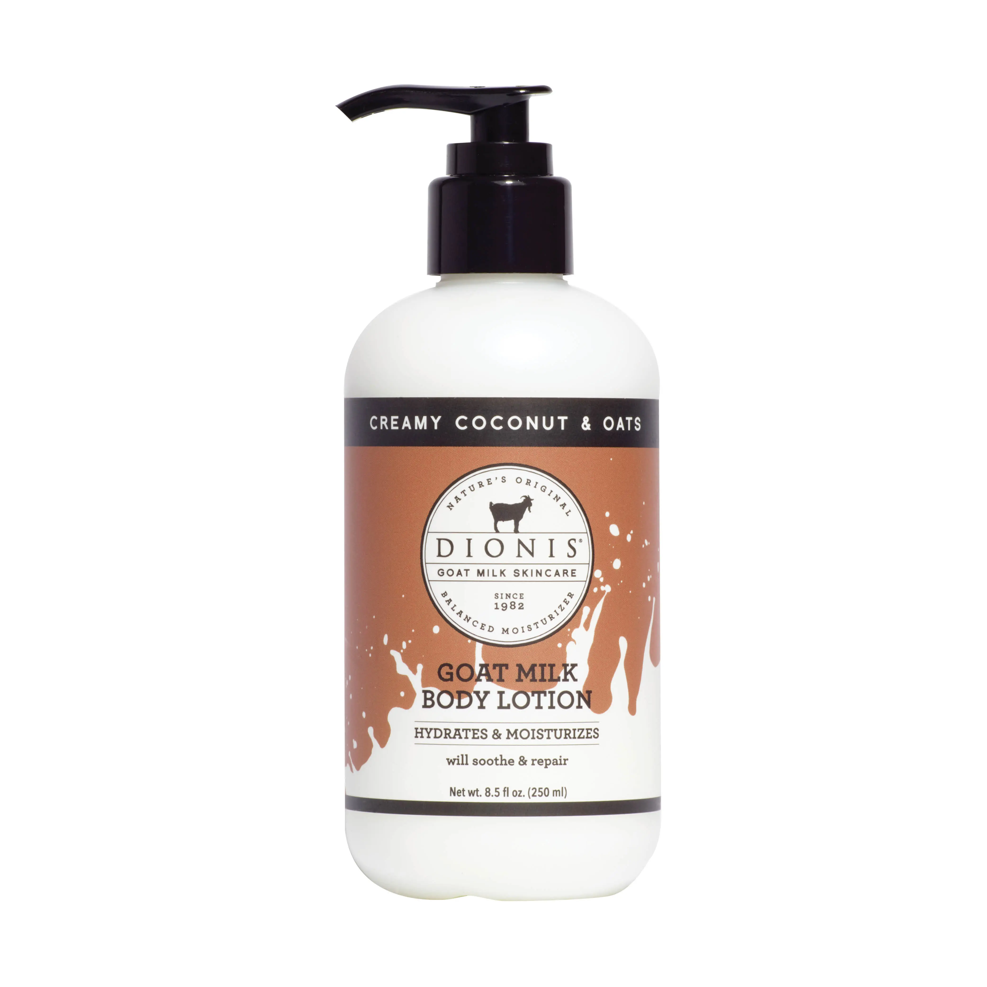 Dionis Goat Milk Body Lotion, Creamy Coconut & Oats - Moisturizing Lotion for Every Day Use