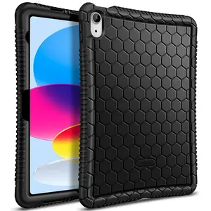 Fintie Silicone Case for 2025 iPad A16 11th Gen & iPad 10th Gen, Kid-Friendly Shockproof iPad Cover, LightWeight & Anti-Slip, Durable iPad Case