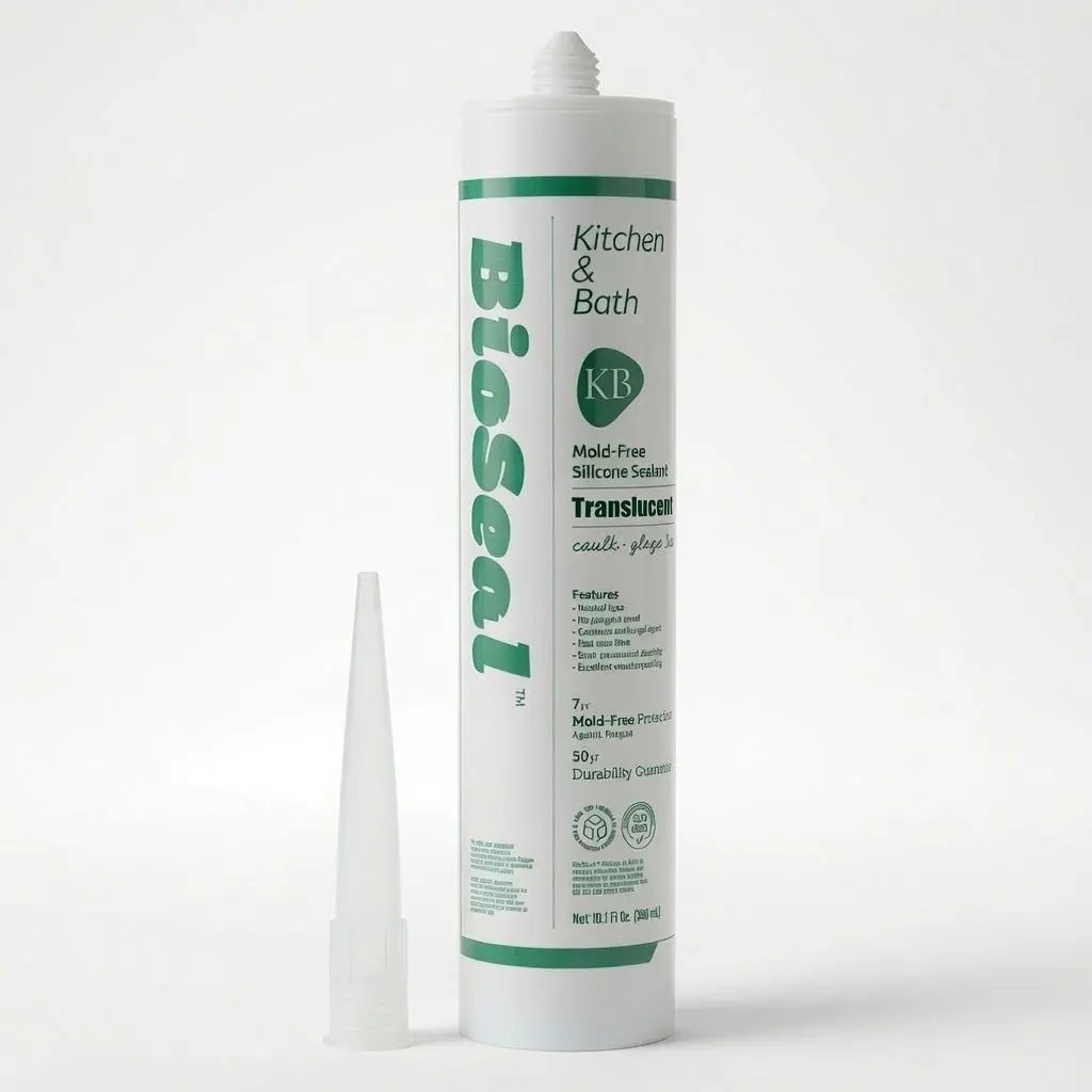Translucent Kitchen & Bath BioSeal Silicone Caulk & Sealant