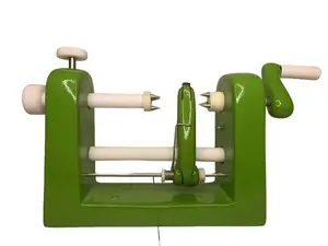 Mango Peeler Machine Manual for Mango Salad and Strip Cut Fine - Nylon Stainless Green Steel Set, Ideal for Restaurants and Kitchens