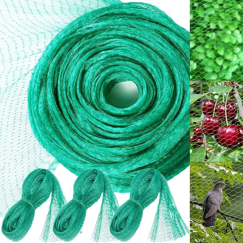 Anti Bird Netting (32x6 ft) - Birds at Bay Birdproof Pond Net, Garden Mesh for Tree Crops, Plants & Fruits, Home Improvement Garden Supplies, Birdproof Pond Netting