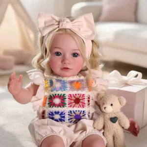 #Summervibes#DealsForYouDays BABESIDE Lifelike Reborn Baby Dolls 20Inch Fabric body+vinyl limbs Real Life Baby Dolls with Toy Accessories For kids Age 3+ Suitable gifts for Mother's Day Valentine'sDay Children's Day & Christmas