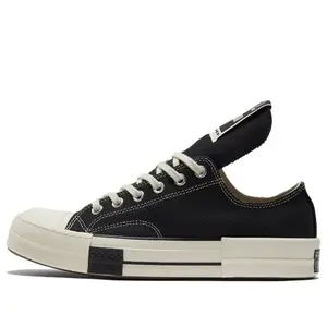Converse Rick Owens x DRKSHDW DRKSTAR Chuck 70 Low 'Black' 172347C