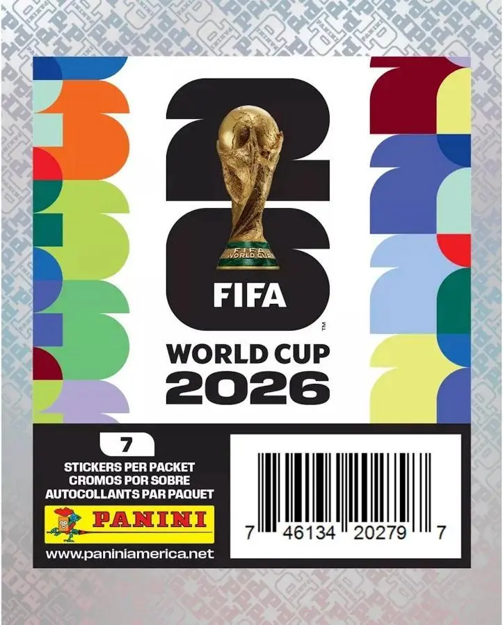 Panini Official FIFA World Cup Collectible Football Sticker Pack - International Soccer, Soccer Tournament Themed, Includes Heroes, Special Stickers, International Soccer Sticker, Soccer Tournament Sticker