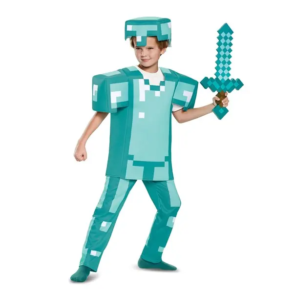 Deluxe Minecraft Armor Kid's Costume