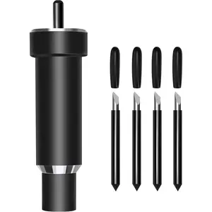 Deep Cut Blade and Housing, Precision Replacement Deep Point Blades for Cricut Maker 3/Maker/Explore 3/Air 2/Air/One, 1.4mm Deep Cut Blades(4pcs), Suitable for Cutting Thick Materials