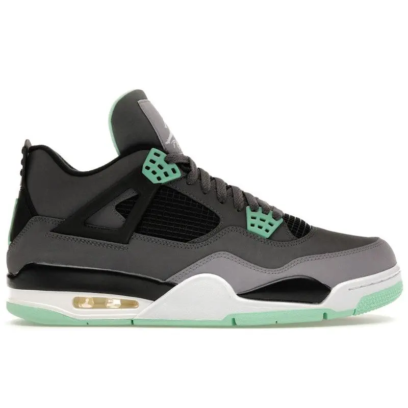Jordan Men's 4 Retro Green Glow Basketball Shoes, from StockX