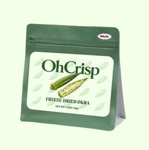 Freeze-dried Okra Snack Foods Asian Snacks