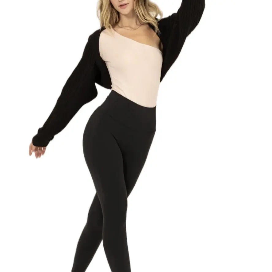 Altogether Cardigan | Sporty and Comfy | Yoga Ballet Fitness | Long Sleeve | Cropped