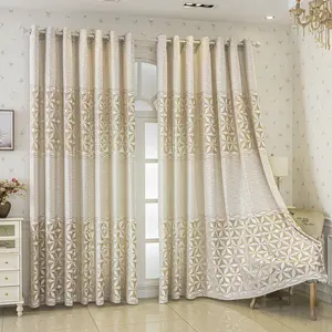 2Panels American retro velvet contrast translucent curtain, with top grommet hanging and window treatment, suitable for bedroom, living room and study home decoration.