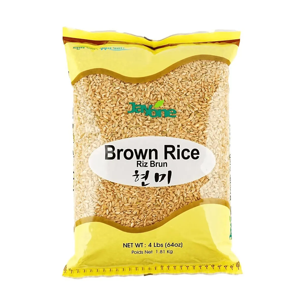 JAYONE Korean Brown Rice 1.8kg - Low Glycemic Index Whole Grain Healthy Food