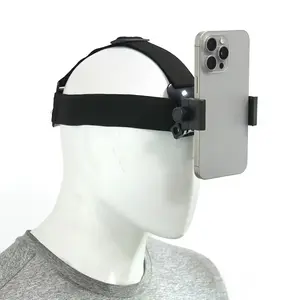 【2026 NEW】Hands-Free POV Head-Mounted Phone Holder, 360° Rotating Headband Mount for Viral Unboxing & Cooking Videos, Non-Slip First-Person Perspective Gear for Content Creators