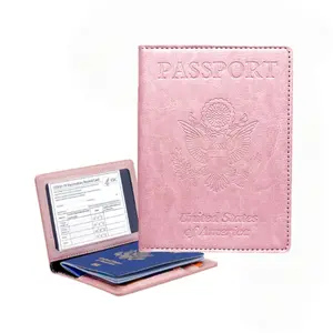 Passport holder/wallet-style phone case, leather card slot, travel accessory, document organizer, unisex.