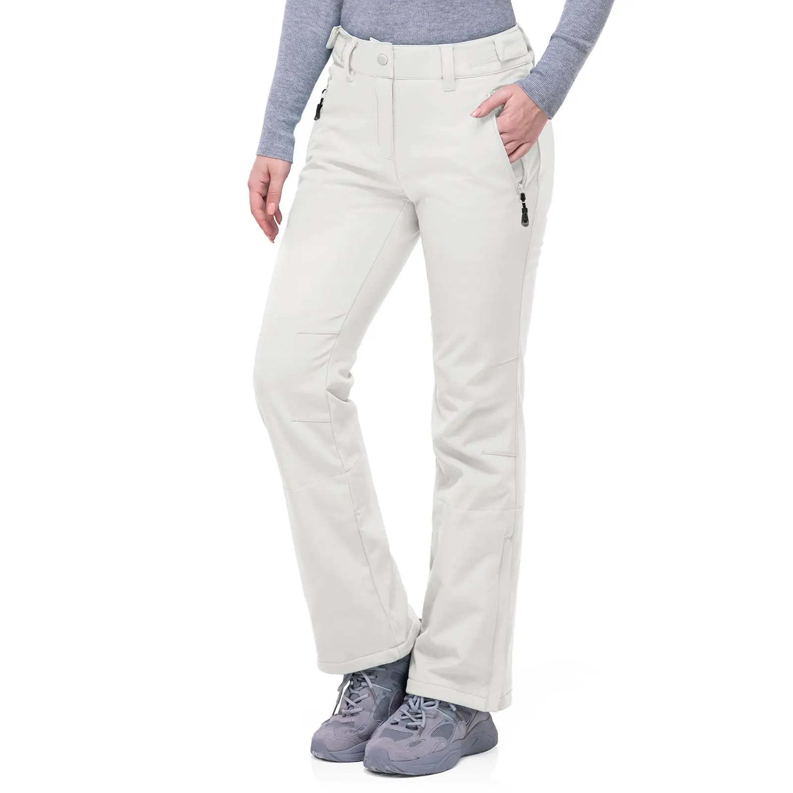 33,000ft Women's Softshell Snow Pants Waterproof Warm Ski pants Insulated Ripstop Snowboard Winter Pants