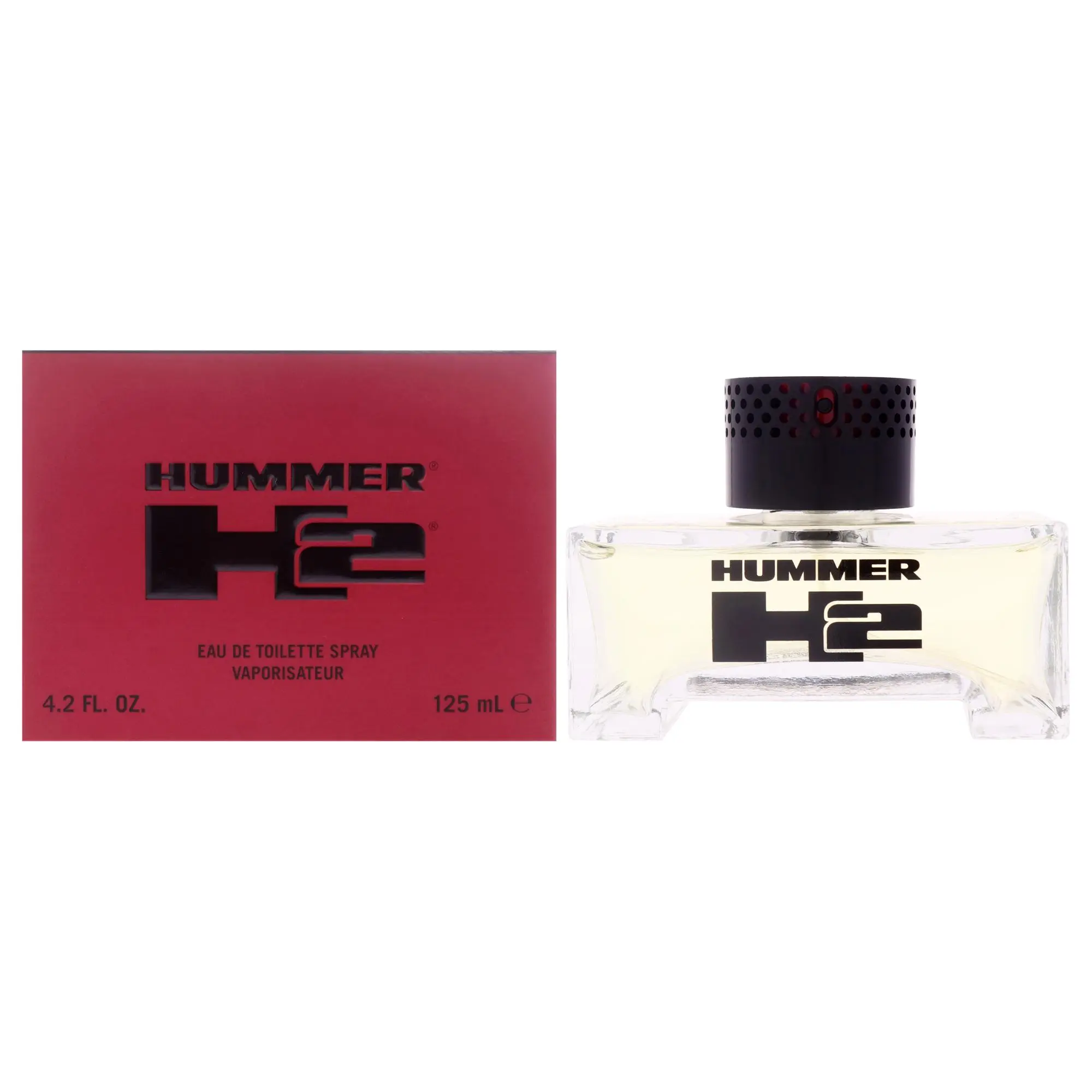 Hummer 2 by Hummer Eau de Toilette for Men, Masculine Cologne Scent in a Large Spray Bottle, 4.2 fl oz / 125 ml