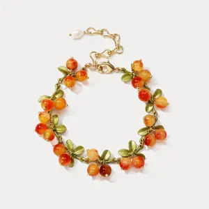 Berry Bracelet for Women for Gifting, Dainty Jewelry, Trendy Everyday Wearing Jewelry