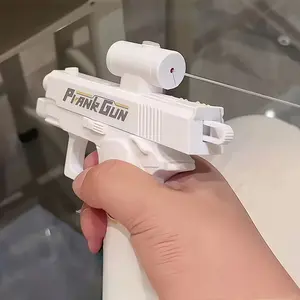 Funny Dual-Sided Prank Water Gun, Reusable Fillable, Single Hand Operation, Perfect for Parties, Birthdays, Halloween, Christmas