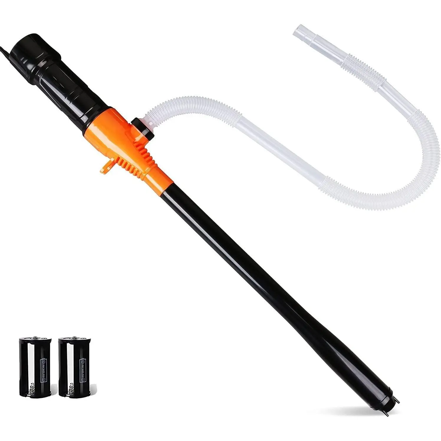 HORUSDY Cordless Fuel Transfer Pump - Battery Powered Portable Corrosion-Resist Unit, 2.2GPM, Easy-to-Use Durable for Water Transfer, 3-5 Gal Gas Cans, Garage to Job Site (Batteries Not Included)