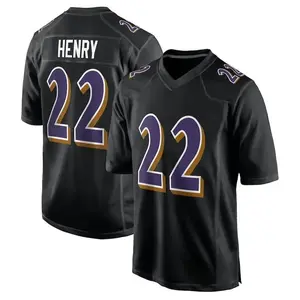 Men's Derrick Henry #22 Black Jersey Shirt, Fan Football Jersey shirt, Football Team Uniform, America Football Jersey, Summer Got, Sport Fan Outfit, Game Day Outfit, Gift For Him, Gift For Boyfriend