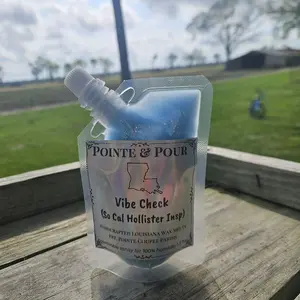 Pointe & Pour Vibe Check (So Cal Hollister Inspo) Squeezable Wax Melt for Relaxation and Aromatherapy
