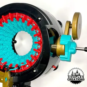 NW Couples Creations High-Quality PETG Knitting Machine Handle Adapters for Addi and Sentro Machines Durable 3D Printed for 22pin 40pin 48pin and 32pin Machines