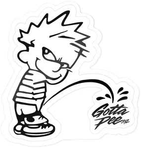 Calvin Sticker