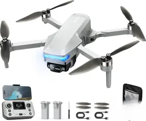 Drones with Camera for Adults 4K, Foldable Beginner Drone with Brushless Motor, Auto Follow, Tap Fly, Circle Fly, One Key Start, Under 249g