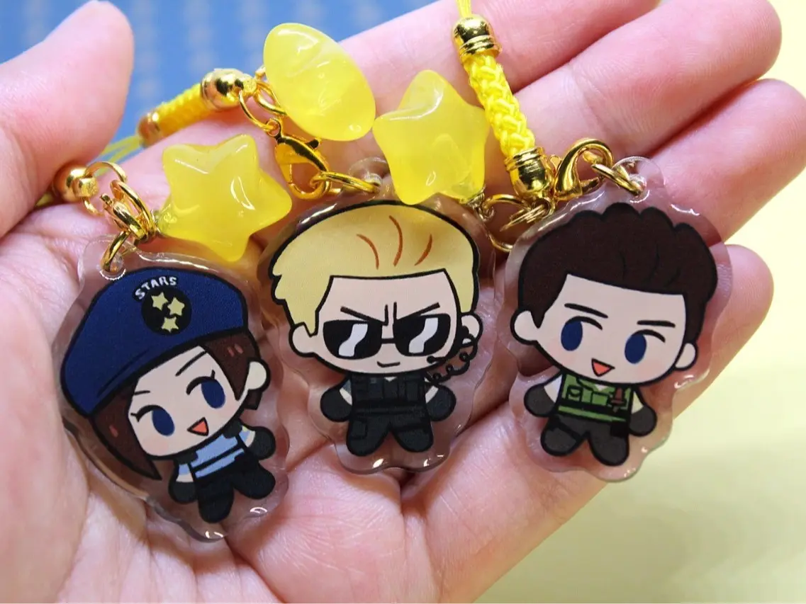 S.T.A.R.S. Wesker, Jill, Chris | Inspired by Resident Evil Acrylic Charms