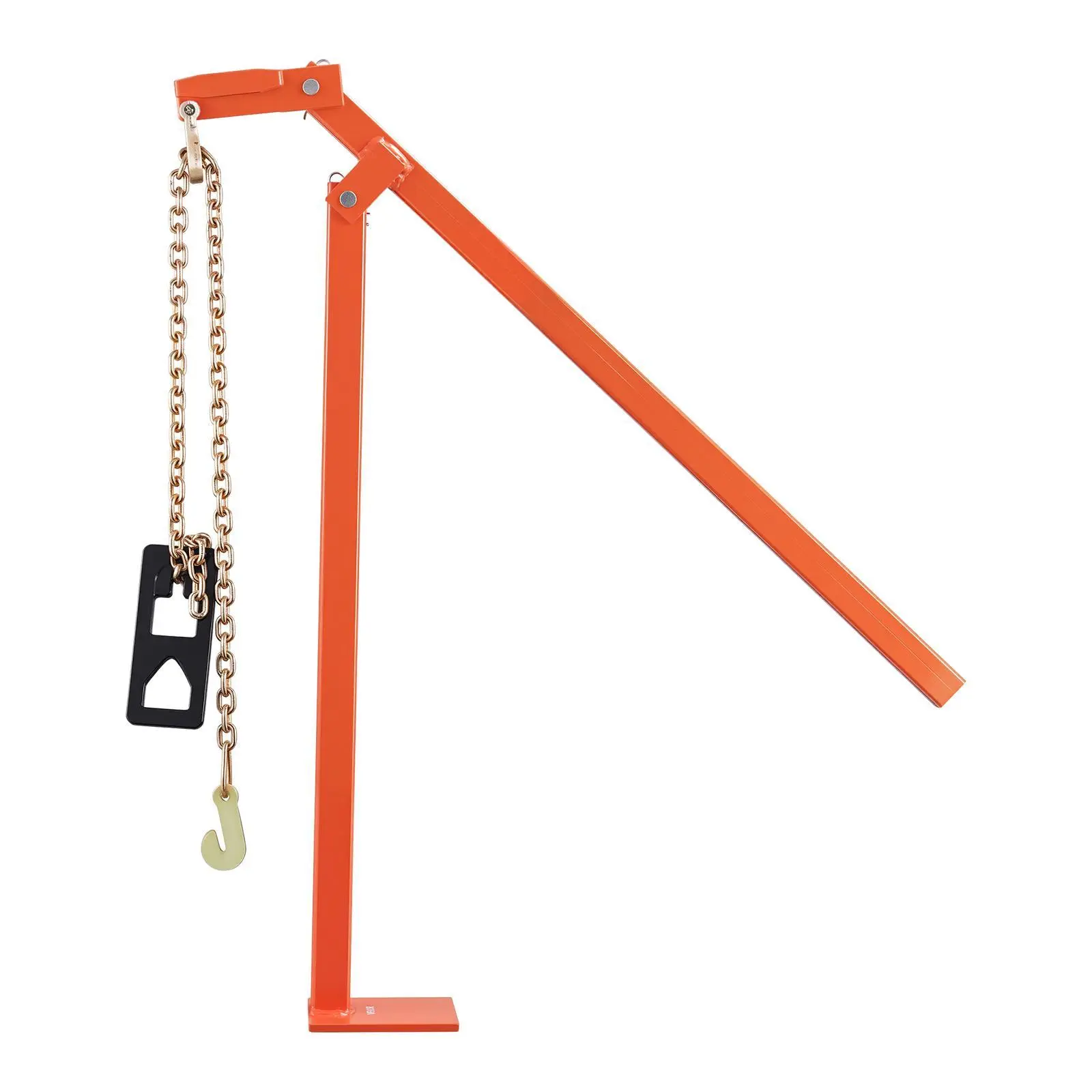 【SummerFinds】VEVOR 36 in T Post Puller, Heavy Duty Fence Post Pullers with Puller Plate & 47 in Lifting Chain, Labor-Saving T-Post Remover Tool for Round Fence Posts, Sign Posts & Tree Stumps