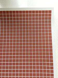 Dollhouse Miniature Terra Cotta Square Faux Tile Flooring Embossed 1:12 Scale