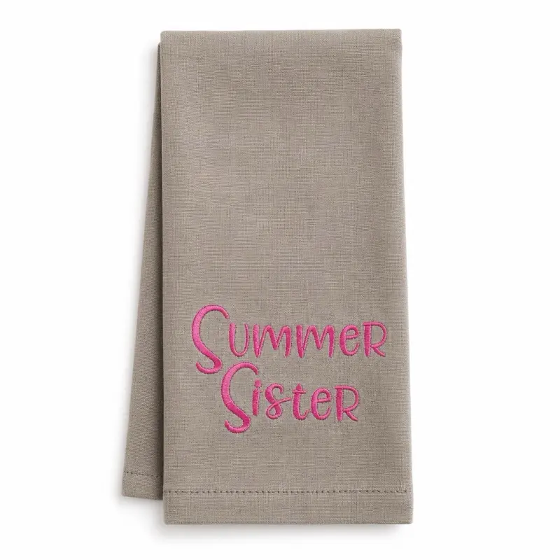 Custom Embroidered Hand Towel