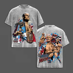 Wrestlemania 42 Cody Rhodes Washed Tee, Cotton Shirt, WWE Attitude Era Streetwear Top for Bold Festival Looks, Gift for WWE