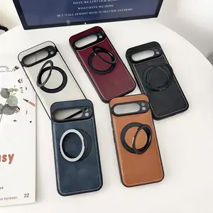 Magnetic Rotating Mount Phone Case For Google Pixel 10/9/8/7/6/5/4/3 S A Pro XL Case  #PGXZZJKBLACK