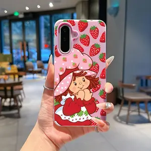 Strawberry Shortcake Phone Case for Samsung Galaxy Series Smartphone, Soft Tpu Material, Protective Dual Layer Protection, Compatible with Multiple Models