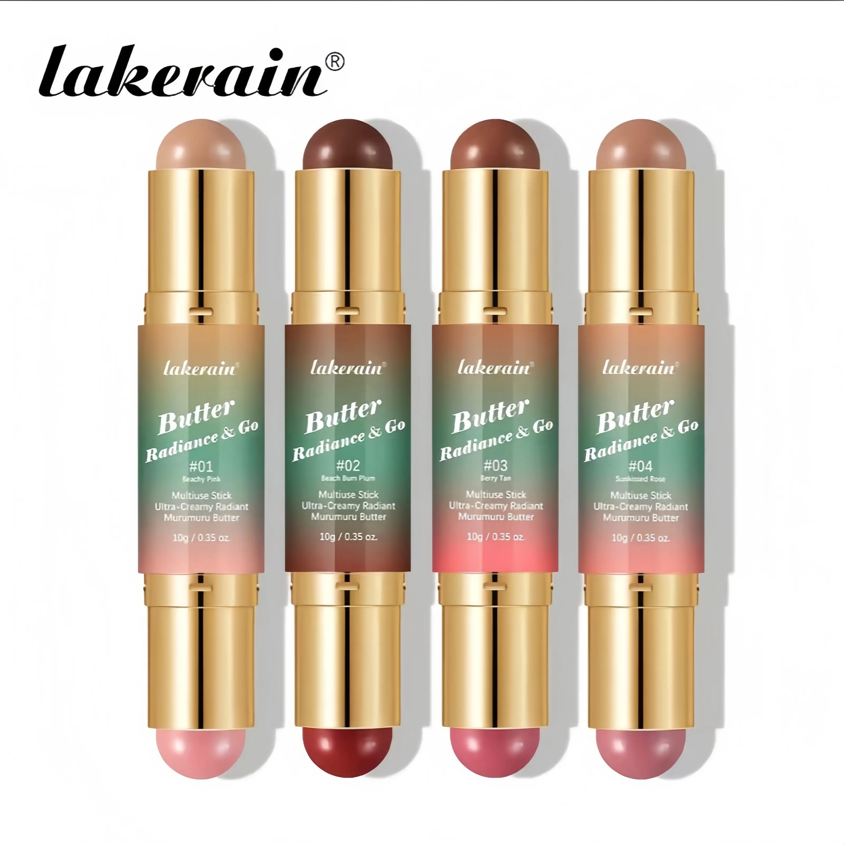 Butter Glow Stick – 2-in-1 Cream Blush & Bronzer Makeup Stick for Natural Dewy Glow, Blendable Face Makeup for Cheeks, Eyes & Lips
