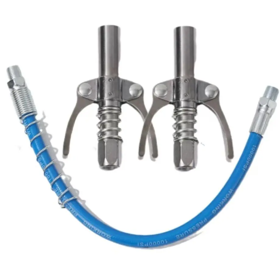 High Pressure Oil Filling Nozzle Set, Oil Filling Nozzle with Locking Plier, Multifunctional Oil Filling Tool for Car, Truck, Motorcycle